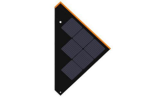 Sunstyle 745 Solar shingle left Black 33 Wp