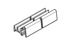 Solrif Profilo per bordi dritti nero 1048mm A