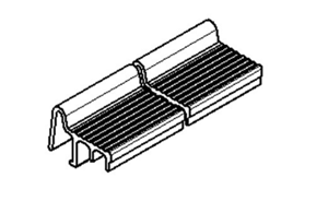 Solrif profilé de bordure gauche noir 1169mm A