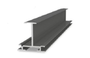 K2 Rail InsertionRail 30 noir 5.40 m avec arrêt-neige