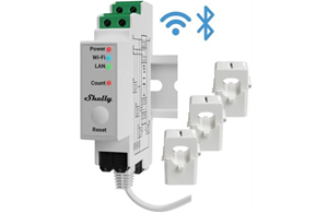 Shelly Pro 3EM - Energy Meter with CT 120 A