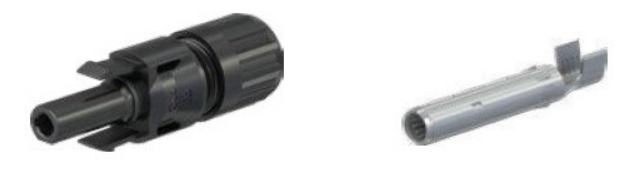 MC MC4 negative connectors PV-KBT4/6I-UR 