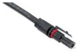 Aleo - Female-cable coupler SOLARLOK plus "red" 