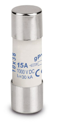 WM Fusible 15A/1000Vdc gPV 10x38mm - cylindrique