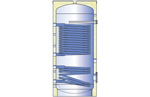 TML Warmwasserspeicher emailliert WP2V 00500 R