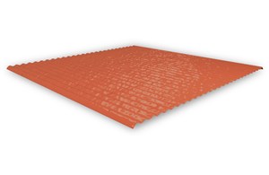 K2 SingleHook FlatTile sheet metal - Red